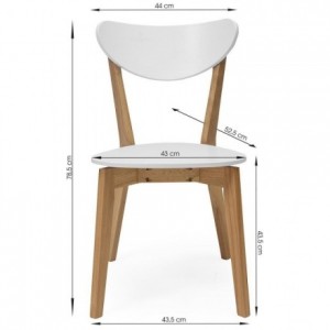 Conjunto de comedor de diseño nórdico MELAKA mesa extensible y 4 sillas