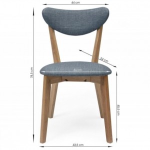 Conjunto de comedor de diseño nórdico MELAKA mesa extensible blanca y 4 sillas tapizadas