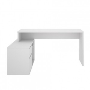 Mesa escritorio ROX color blanco/natural, grafito/natural o blanco 92x139x75 cm / 51x200-230x75 cm