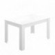 Mesa extensible DINE tablero de partículas melaminizado color blanco brillo, natural, fines/milano o gris 140/190x90x77 cm