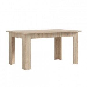 Mesa de comedor MIRA color blanco, roble sonoma o blanco y roble sonoma